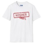 100% Kosher Tee To Find A Kosher Girl (Or Guy)💯 – Matchmaking T-shirt White by Tees For Singles