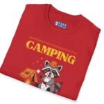 Seeking Fun Companion for Camping Tee ⛺🔥🐾- Vintage Look Cute Raccoon T-Shirt by Tees For Singles