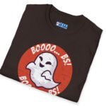 164098347460221044_2048_custom.jpeg Boooo... BS! Premium Tee. Naughty Ghost Pun Halloween Shirt Dark Chocolate by Tees For Singles - Reaction Fashion