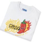 Hot And Spicy Can You Handle It? T-Shirt Vintage Distressed Design🌶️ by Tees For Singles