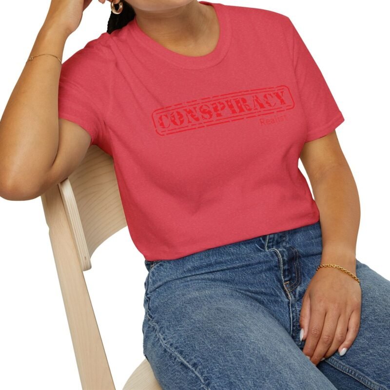 Conspiracy Realist Tee 🧐 Connect with Fellow Thinkers! 💡 by Tees For Singles