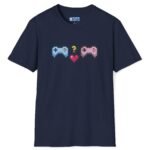 Looking for Player 2 Premium Tee 🎮❤️ (Heart) Video Game Flirty T-Shirt Navy by Tees For Singles