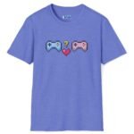 Looking for Player 2 Premium Tee 🎮❤️ (Heart) Video Game Flirty T-Shirt Heather Royal by Tees For Singles