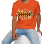 Girl 🌼 Holla If You Fine & Single Retro Flirty Tee by Tees For Singles