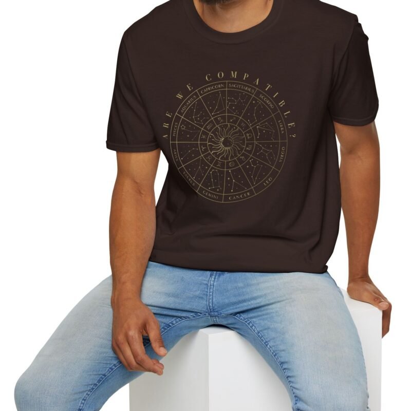 Are We Compatible? Astrology Tee – Zodiac Sign Flirty Conversation Starter 🌙✨ by Tees For Singles