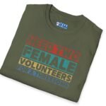 Need Two Female Volunteers For A Threesome (Vintage Color Strips) Funny T-Shirt 😉😂 by Tees For Singles