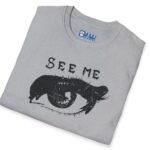 See Me Tee – Bold Attention-Getter 😎✨Be Noticed Sport Grey by Tees For Singles