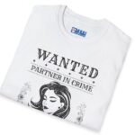Wanted: Partner-in-Crime (If Deemed Fun) Vintage Poster Tee 🖤 by Tees For Singles