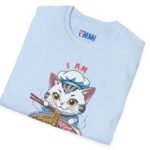 Cat Pho T-Shirt “I Am Hot Pho You” Cute Kawaii Ramen Cat Tee 🍜😼 by Tees For Singles