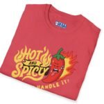 Hot And Spicy Can You Handle It? T-Shirt Vintage Distressed Design🌶️ by Tees For Singles