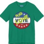 17676758020749405732_v2_2048_custom.jpeg VOTE FOR LOVE β€οΈπβ – Distressed Vintage Design Soft Jersey Tee Kelly by Tees For Singles