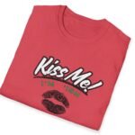 Kiss Me I’m ‘Ish 💋 Playful Flirty Tee – Get Kisses Irish Or Not by Tees For Singles