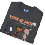 17864388920776010916_2048_custom.jpeg Trick or Date Subject to Availability Premium Tee. Cute Halloween Flirt Shirt by Tees For Singles - Reaction Fashion