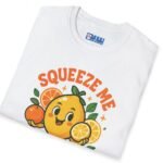 Squeeze Me Premium Tee 🍋🔥 – Cute Funny Orange Graphic T-Shirt by Tees For Singles