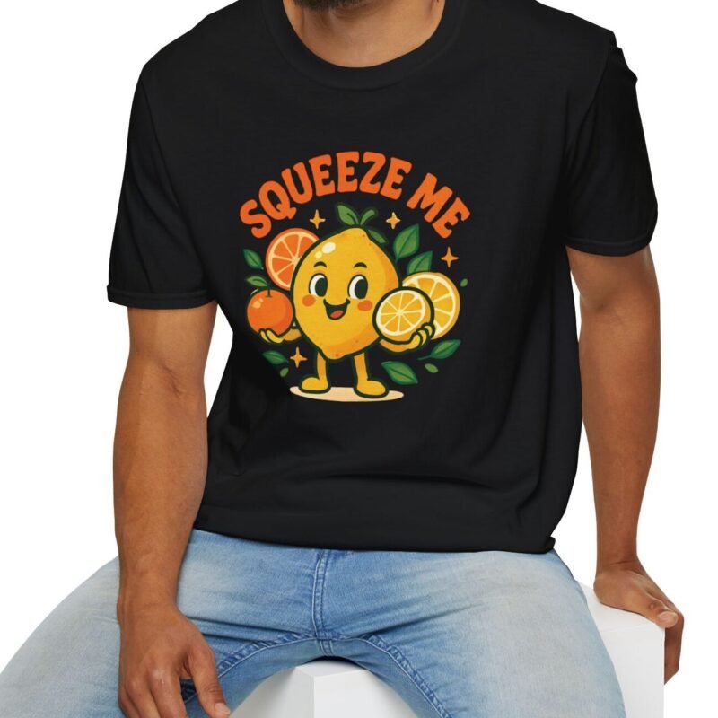 Squeeze Me Premium Tee 🍋🔥 – Cute Funny Orange Graphic T-Shirt by Tees For Singles
