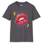 Make Love Not War Premium Tee 💋 Peace, Love & Good Sexy Vibes! Vintage Look ✨ Charcoal by Tees For Singles