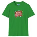 “No Longer Chronically Dating Online, IRL Only!” Retro Comic Design Tee 😎📵 Irish Green by Tees For Singles