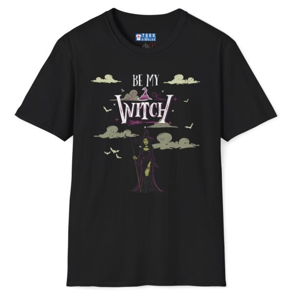 Be My Witch Premium Tee – Sultry Gothic Romance Shirt for Spooky Season 🧙‍♀️💜 Black by Tees For Singles