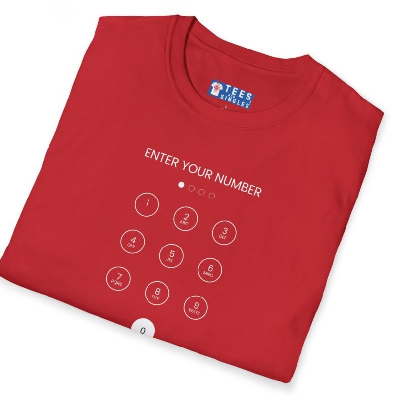 Enter Your Number (If You’re Single) Tee 📱💬 Banter T-shirt by Tees For Singles