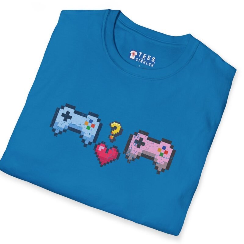 Looking for Player 2 Premium Tee 🎮❤️ (Heart) Video Game Flirty T-Shirt by Tees For Singles