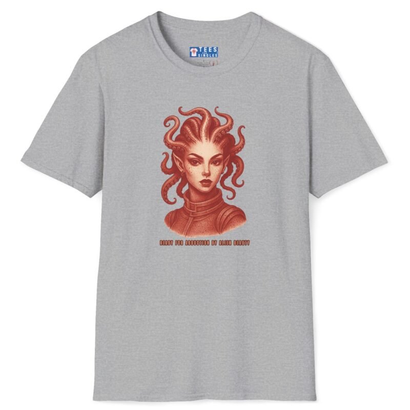 Ready for Abduction by Alien Beauty Premium Tee 👽✨ Sport Grey by Tees For Singles