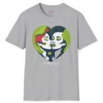 “Women In Love” Lesbian Ally Tee – Show your Support And Understanding Sport Grey by Tees For Singles
