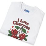 I Love Cherries Premium Tee 🍒 — Double Meaning Cute Retro Cherry Graphic Tee by Tees For Singles