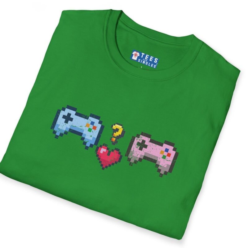 Looking for Player 2 Premium Tee 🎮❤️ (Heart) Video Game Flirty T-Shirt by Tees For Singles