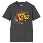 Can I Be Your Superhero Tee 💥❤️🦸‍♂️ – Romantic T-shirt Dark Heather by Tees For Singles