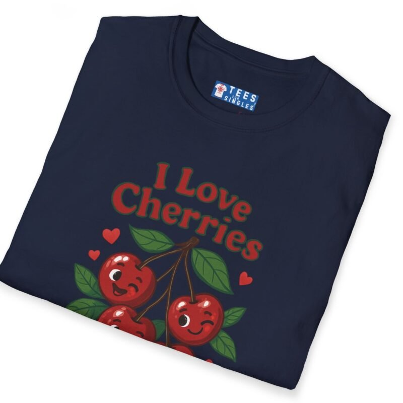 I Love Cherries Premium Tee 🍒 — Double Meaning Cute Retro Cherry Graphic Tee by Tees For Singles