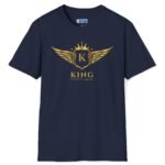 King Without A Queen (Find Your Queen) T-Shirt 👑 Tee Navy by Tees For Singles