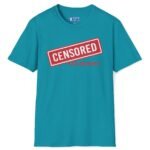 Censored For Decency Tee 🔞🤐 Tropical Blue by Tees For Singles