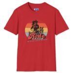 Ride Into the Sunset With Me! Premium Tee – Flirty Invite Cowboy Charm 🤠🌅 Red by Tees For Singles