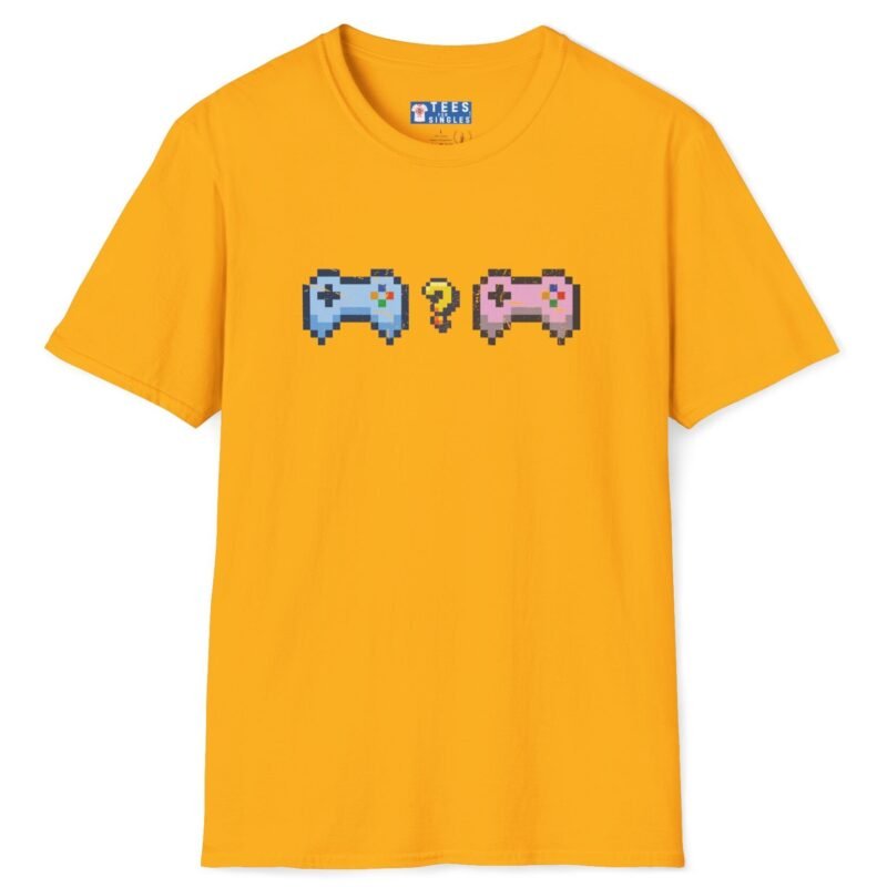 Looking for Player 2 Tee 🎮 (No Heart) Video Gamer Flirty T-Shirt Gold by Tees For Singles
