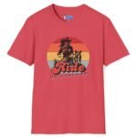 Ride Into the Sunset With Me! Premium Tee – Flirty Invite Cowboy Charm 🤠🌅 Heather Red by Tees For Singles