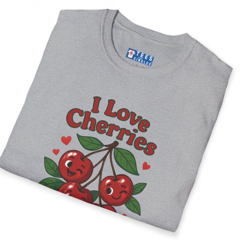 I Love Cherries Premium Tee 🍒 — Double Meaning Cute Retro Cherry Graphic Tee by Tees For Singles