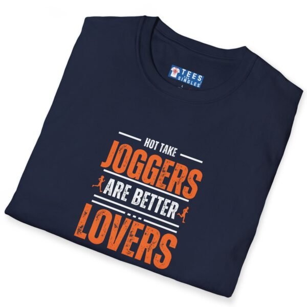Joggers Are Better Lovers Tee 🏃🔥 Bold Text Vintage Style Tee Says It All 🐶🐱🏃‍♂️ by Tees For Singles