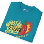 Hot And Spicy Can You Handle It? T-Shirt Vintage Distressed Design🌶️ by Tees For Singles