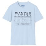 Wanted Two Females For A Threesome Premium T-Shirt Girls Graphics 😂 – Funny Vintage Distressed Design Light Blue by Tees For Singles