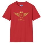 King Without A Queen (Find Your Queen) T-Shirt 👑 Tee Red by Tees For Singles