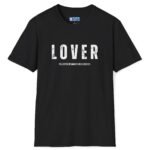 Lover – Approach At Your Own Risk Tee 😈🔥 ❤️🔥 Banter T-shirt Black by Tees For Singles
