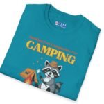Seeking Fun Companion for Camping Tee ⛺🔥🐾- Vintage Look Cute Raccoon T-Shirt by Tees For Singles