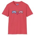 Looking for Player 2 Premium Tee 🎮❤️ (Heart) Video Game Flirty T-Shirt Heather Red by Tees For Singles