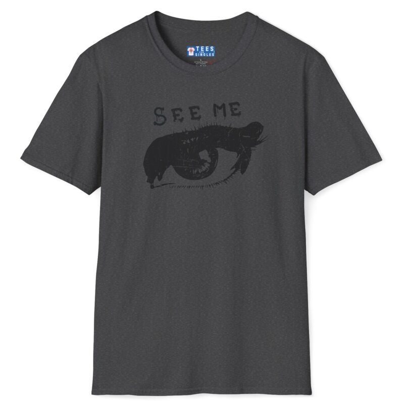 See Me Tee – Bold Attention-Getter 😎✨Be Noticed Dark Heather by Tees For Singles