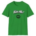 Kiss Me I’m ‘Ish 💋 Playful Flirty Tee – Get Kisses Irish Or Not Irish Green by Tees For Singles