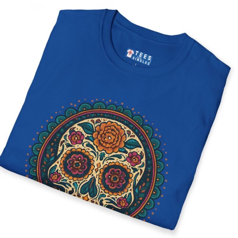 True Love Tee – Día De Los Muertos Inspired Skull Art 💀🌹 by Tees For Singles