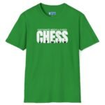Checkmate Needs a Queen Tee ♟️👑 – For Single Chess Lovers T-Shirt Irish Green by Tees For Singles