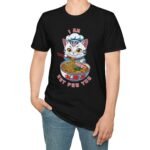 Cat Pho T-Shirt “I Am Hot Pho You” Cute Kawaii Ramen Cat Tee 🍜😼 by Tees For Singles
