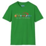 Show Me the Way to Uranus Tee 🪐😉 Funny Flirty T-shirt Irish Green by Tees For Singles