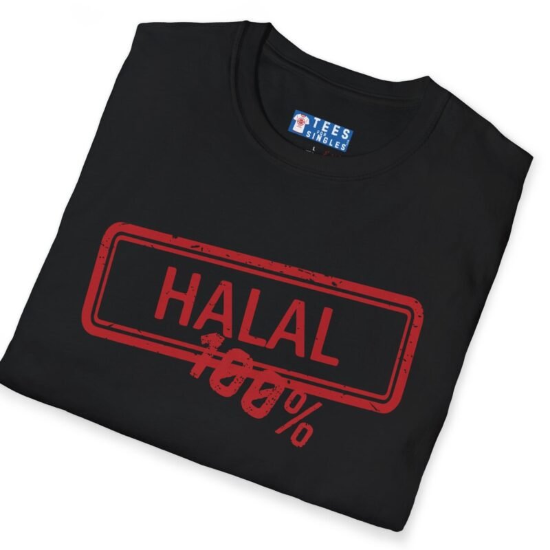 100% Halal Tee 🌙✨ by Tees For Singles
